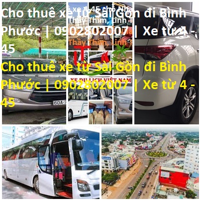 Thue Xe Sai Gon Binh Phuoc