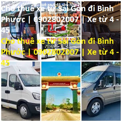 Thue Xe Sai Gon Binh Phuoc