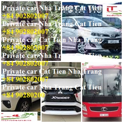 Private Car Nha Trang Cat Tien