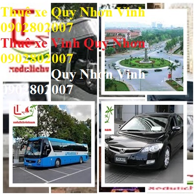 thuê xe quy nhơn vinh