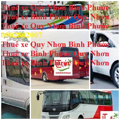 Thue Xe Quy Nhon Binh Phuoc