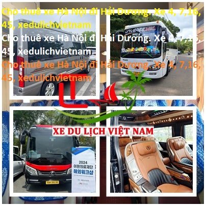 Cho Thuê Xe Hà Nội đi Hải Dương. Xe 4, 7,16, 45, Xedulichvietnam