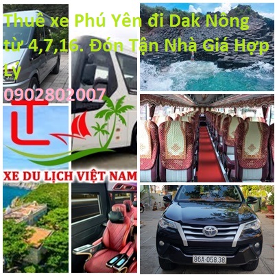 Thue Xe Phu Yen Dak Nong