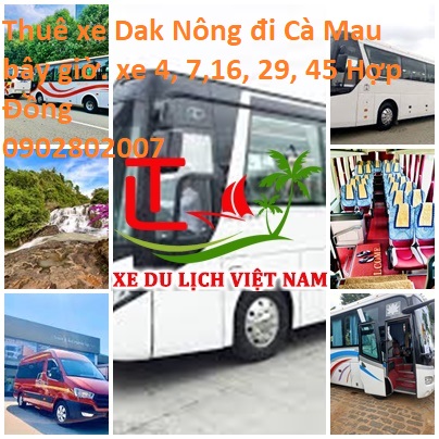 Thue Xe Dak Nong Di Ca Mau