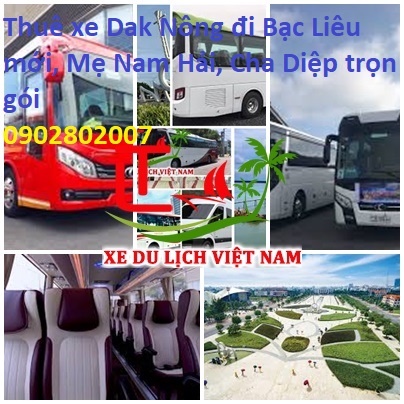 Thue Xe Bac Lieu Dak Nong