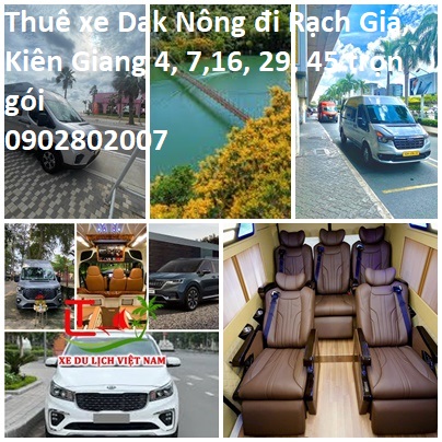 Thue Xe Dak Nong Di Rach Gia