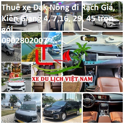 Thue Xe Dak Nong Di Rach Gia