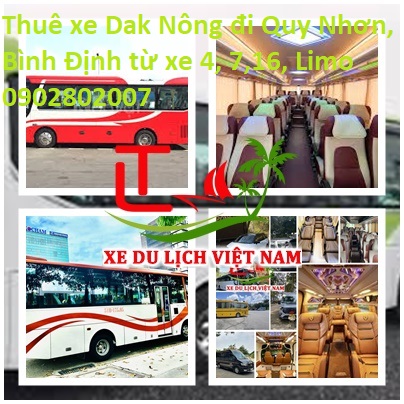 Thue Xe Dak Nong Quy Nhon