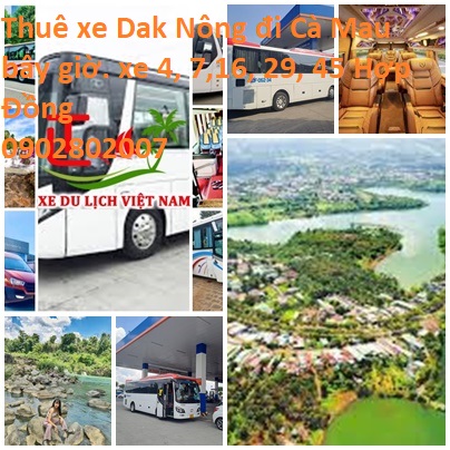 Thue Xe Dak Nong Di Ca Mau