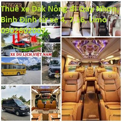 Thue Xe Dak Nong Quy Nhon