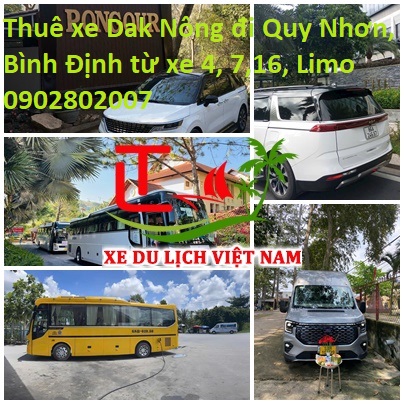 Thue Xe Dak Nong Quy Nhon