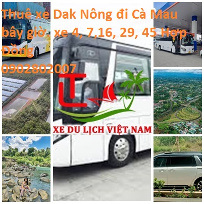 Thue Xe Dak Nong Di Ca Mau