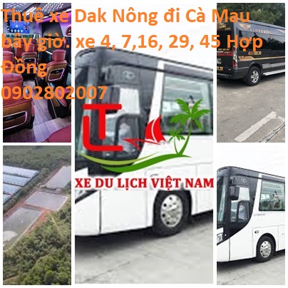 Thue Xe Dak Nong Di Ca Mau