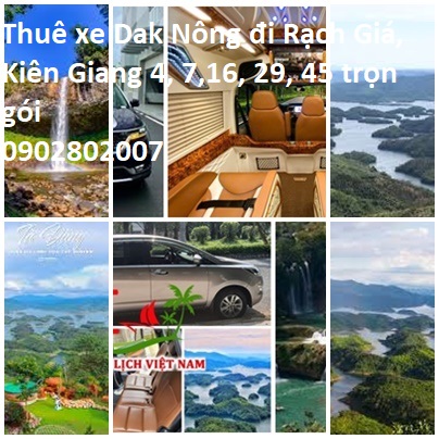 Thue Xe Dak Nong Di Rach Gia