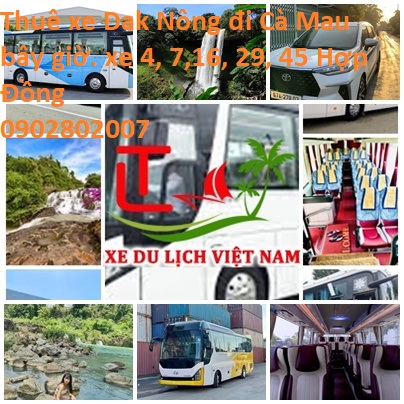 Thue Xe Dak Nong Di Ca Mau