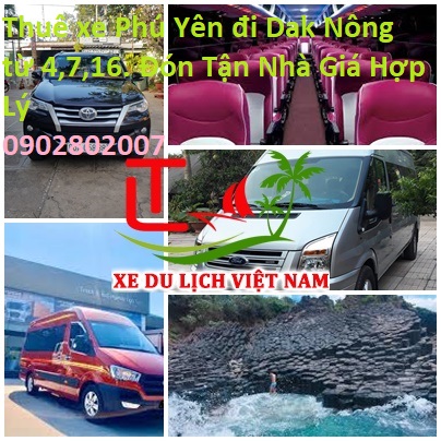 Thue Xe Phu Yen Dak Nong