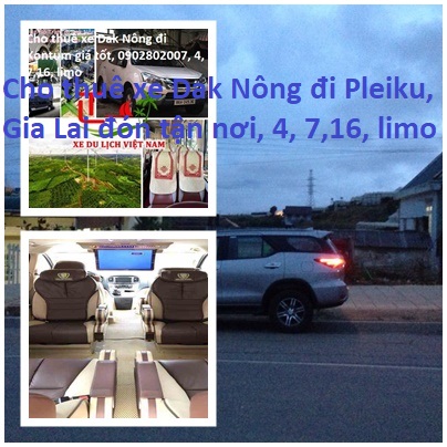 Thue Xe Dak Nong Pleiku