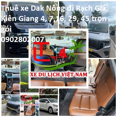 Thue Xe Dak Nong Di Rach Gia