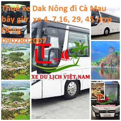 Thue Xe Dak Nong Di Ca Mau